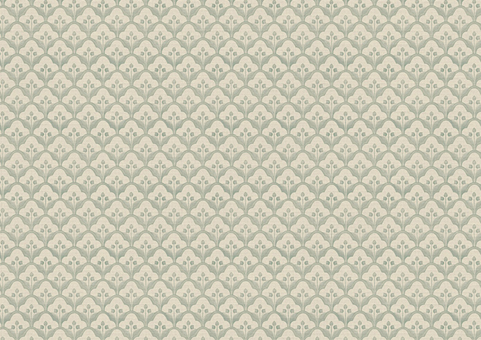 Trellis Prints, Scallop and Bud Green - Made to Measure Curtains - Image 8